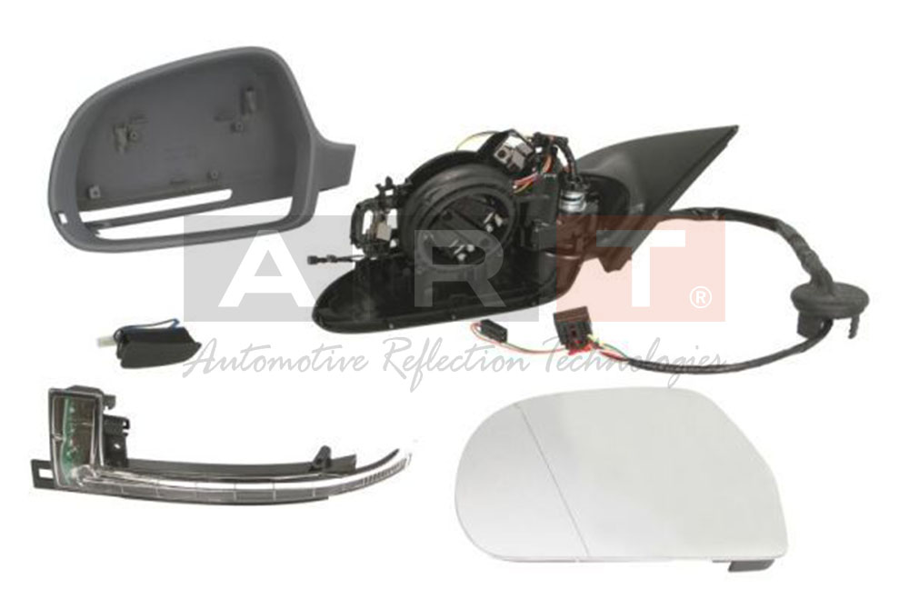 DIŞ DİKİZ AYNA AUDİ A6 2008-2010 ELEKTRİKLİ ISITMALI ASTARLI SİNYALLİ KÖR NOKTALI  SOL