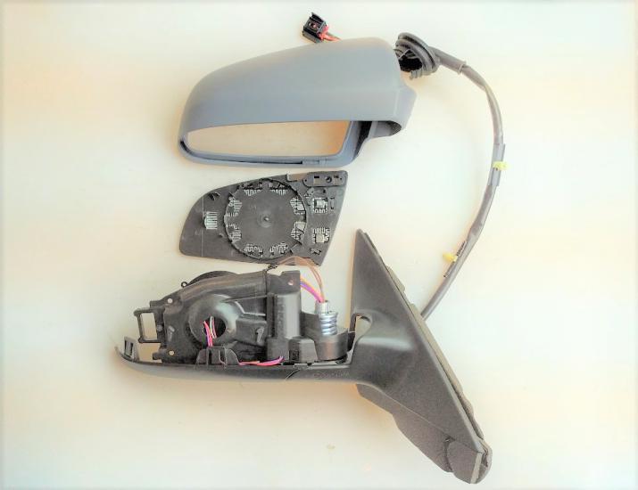 DIŞ DİKİZ AYNA AUDİ A3 5D 2003-2008 ELEKTRİKLİ KATLANIR ISITMALI ASTARLI 5 KAPI SAĞ
