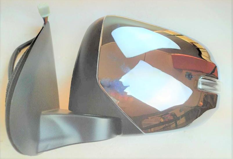 DIŞ DİKİZ AYNA MITSUBISHI L200 PICK-UP 2015-2020 ELEKTRİKLİ KATLANIR SİNYALLİ KROM KAPAK SOL