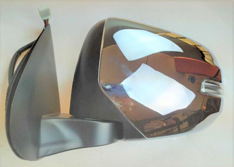 DIŞ DİKİZ AYNA MITSUBISHI L200 PICK-UP 2015-2020 ELEKTRİKLİ SİNYALLİ KROM KAPAK SOL